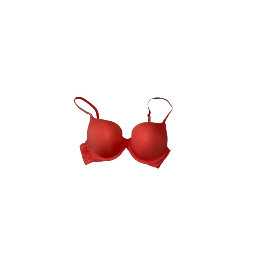🆕 Victoria's Secret Pink Coral Lace Underwire Bra - Women’s Size 32D / D32